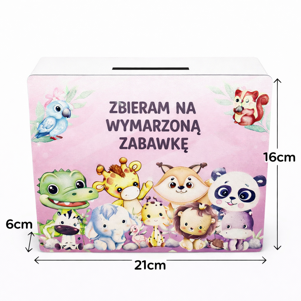 Skarbonka „Zbieram na wymarzoną zabawkę”