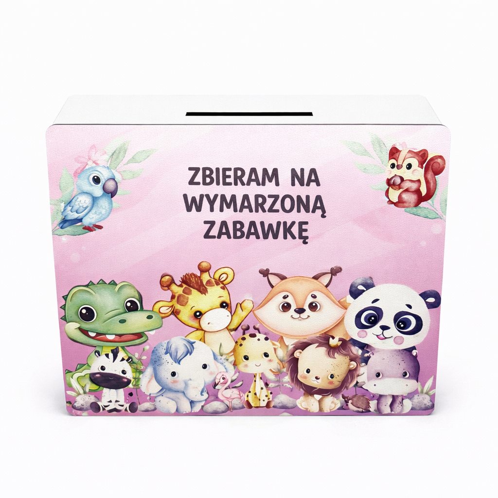 Skarbonka „Zbieram na wymarzoną zabawkę”
