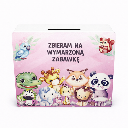 Skarbonka „Zbieram na wymarzoną zabawkę”