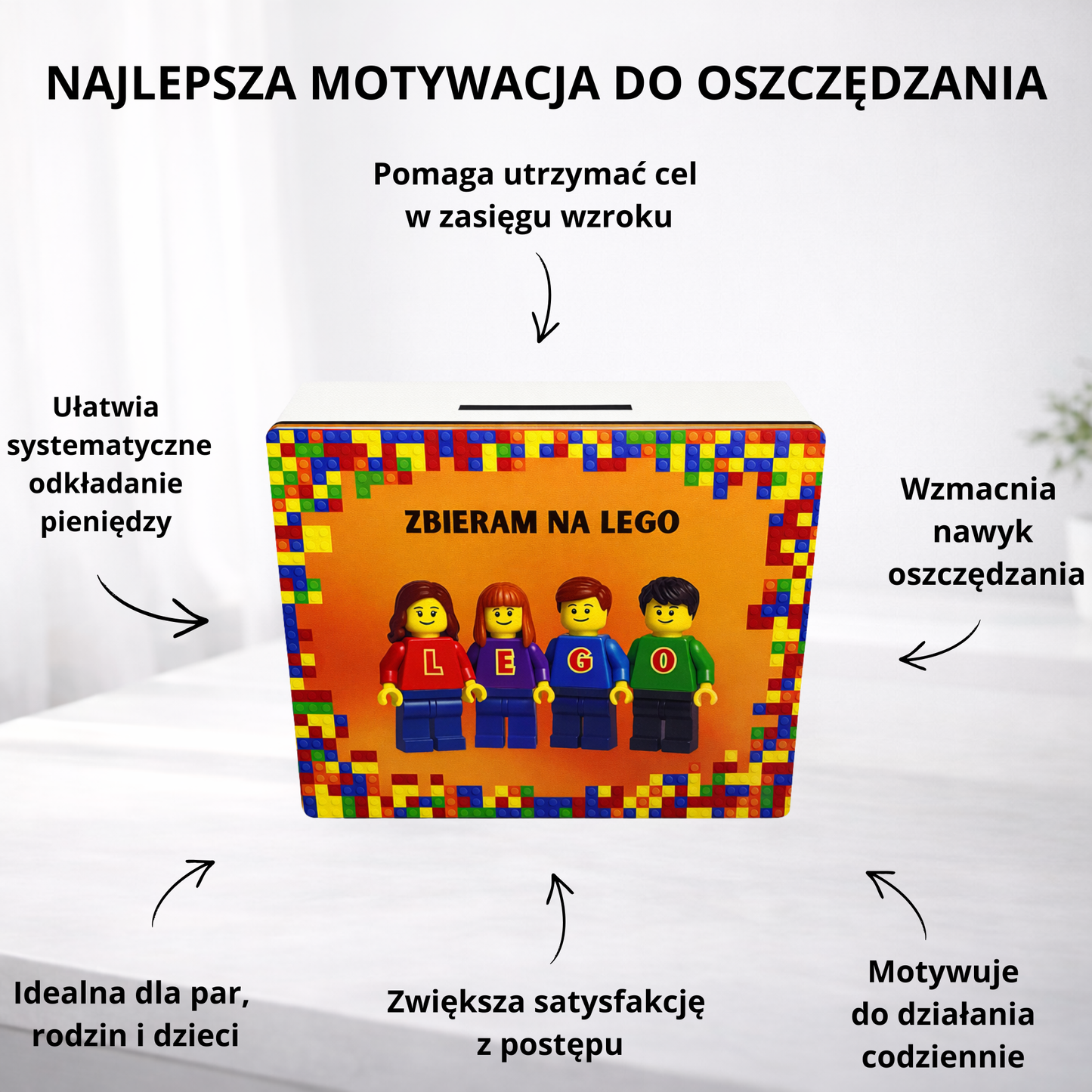 Skarbonka „Zbieram na LEGO”